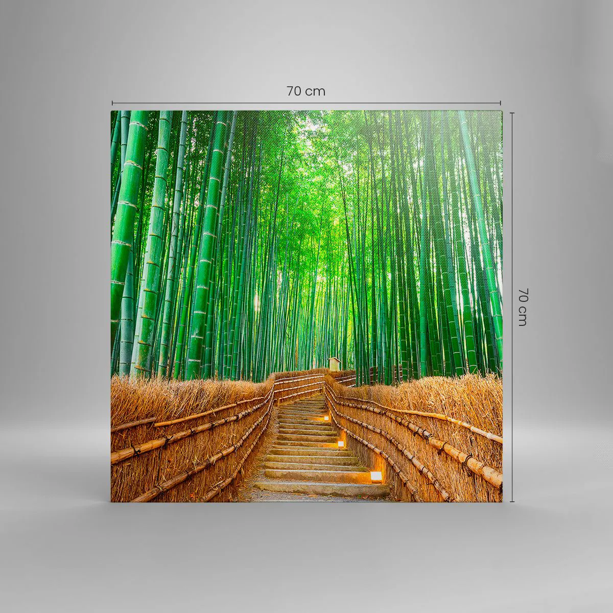 Impression sur toile - Image sur toile - L'essence de la nature asiatique - 70x70 cm