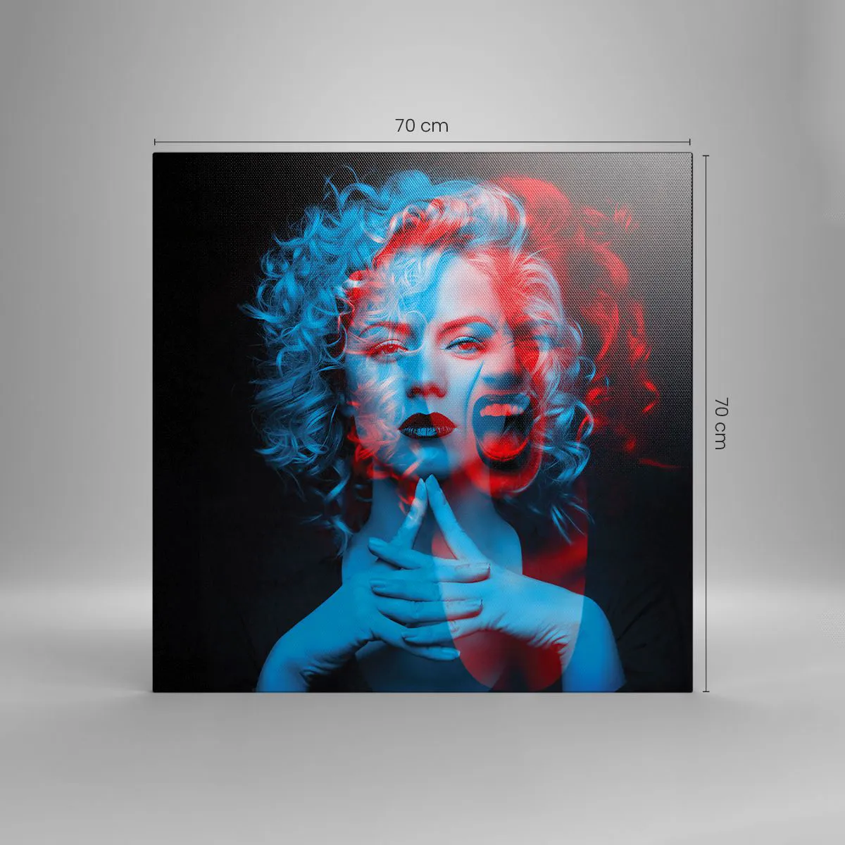 Impression sur toile - Image sur toile - Alter ego - 70x70 cm