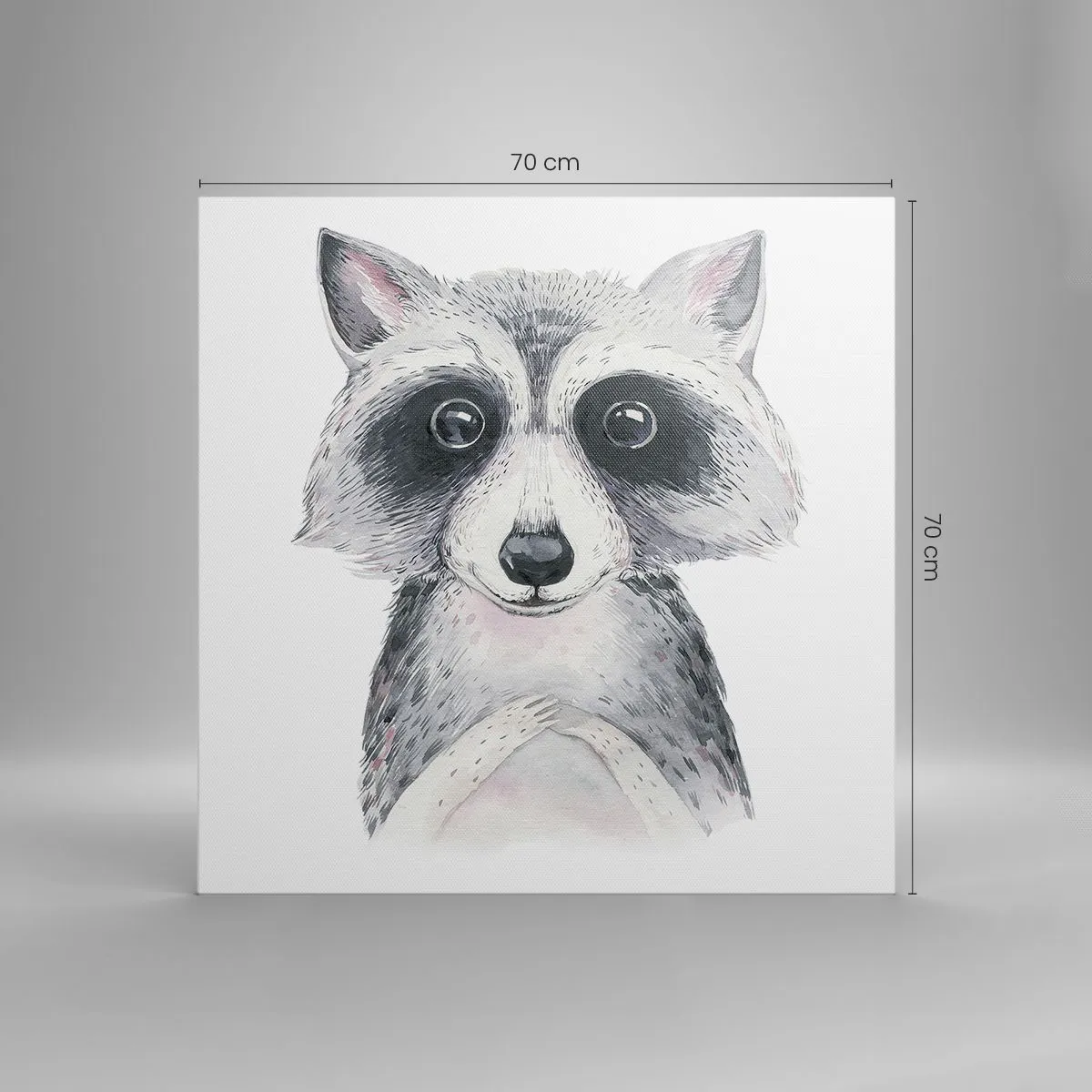 Impression sur toile - Image sur toile - Un moment pour s'émouvoir - 70x70 cm