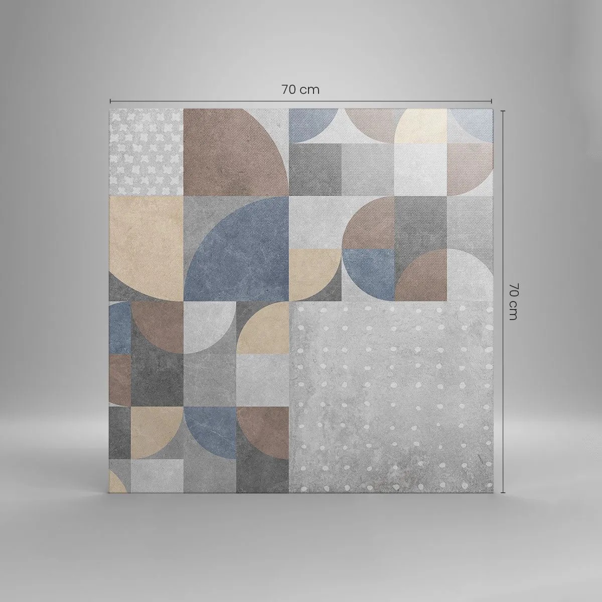 Impression sur toile - Image sur toile - Fantaisie de la céramique - 70x70 cm