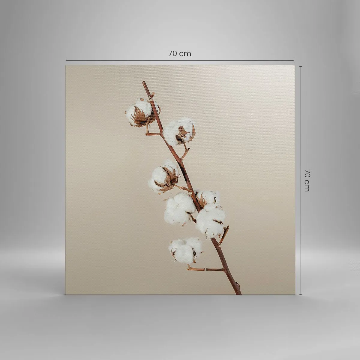 Schilderen op canvas - Aan de bron van zachtheid - 70x70 cm