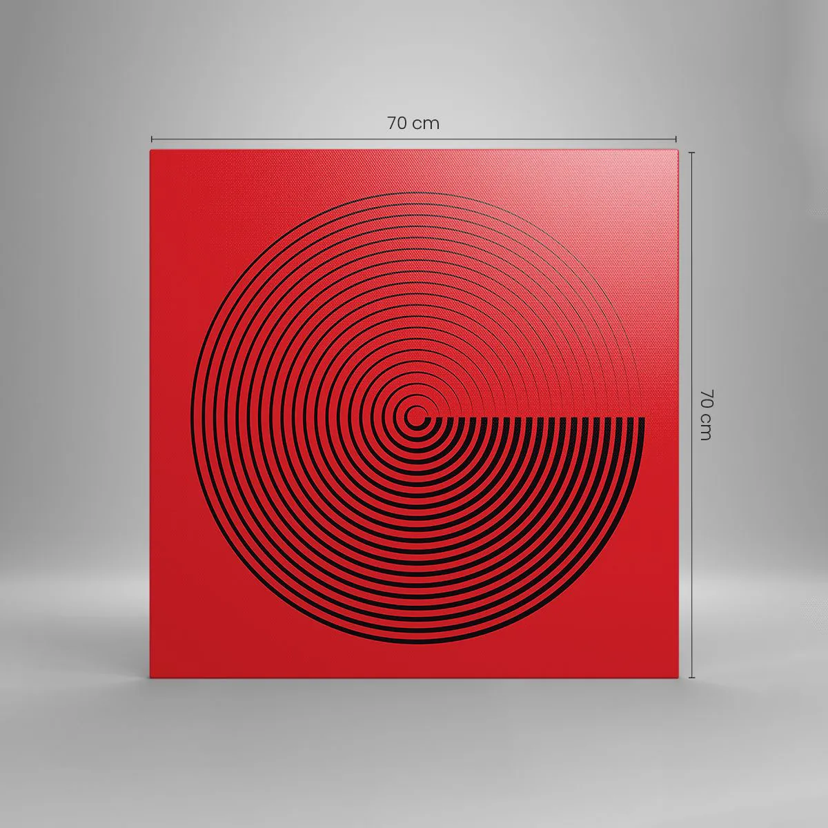 Tablou pe pânză - Mișcare circulară - 70x70 cm