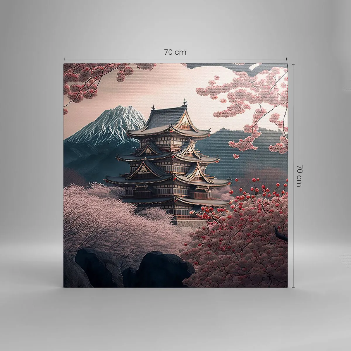 Canvas picture - Land of Cherry Blossoms - 70x70 cm