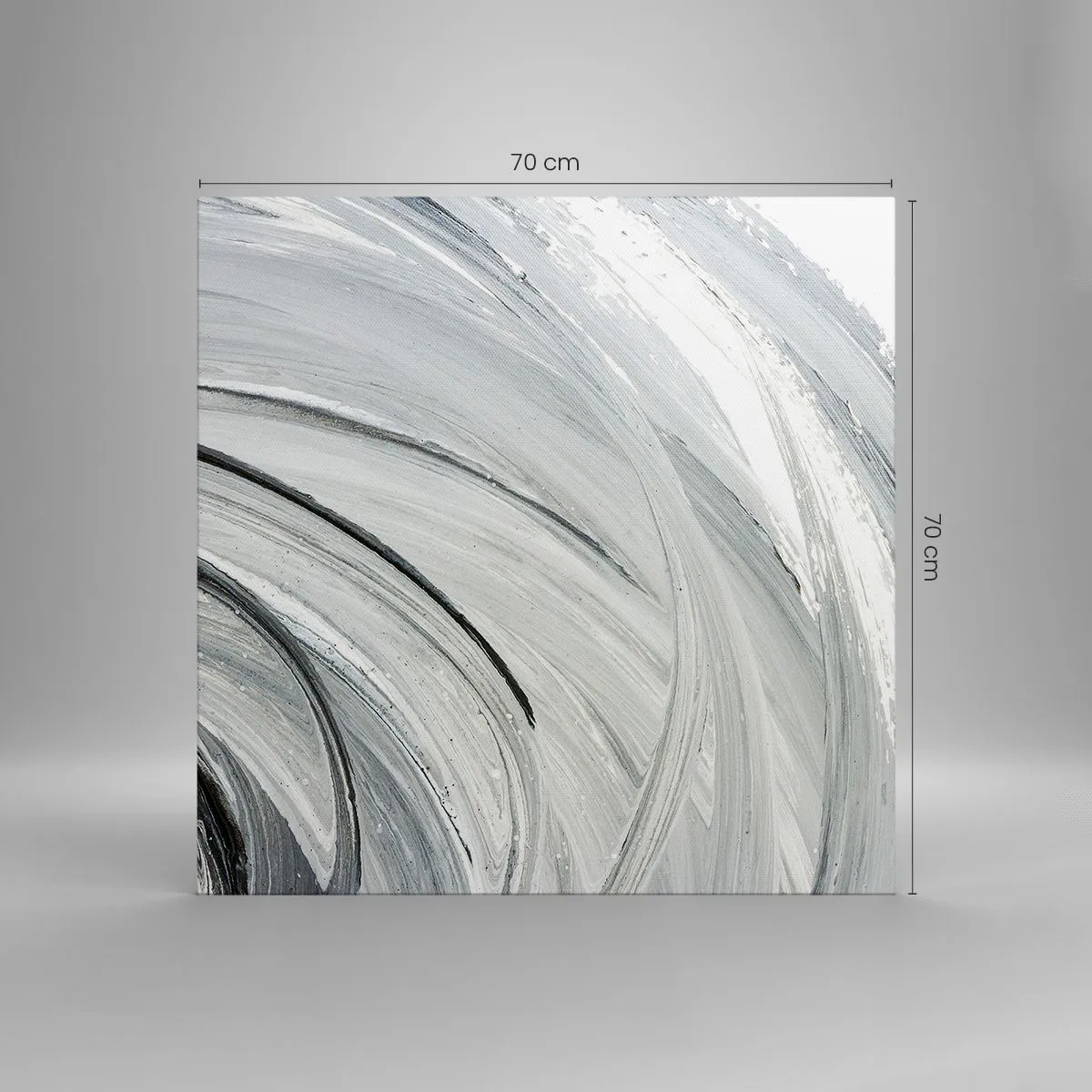 Impression sur toile - Image sur toile - Composition orbitale - 70x70 cm