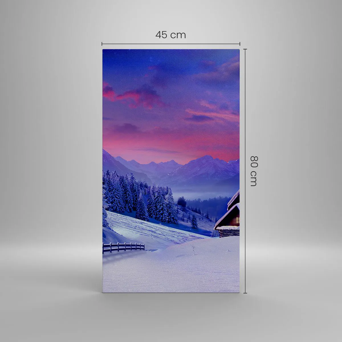 Impression sur toile - Image sur toile - Douce nuit - 45x80 cm