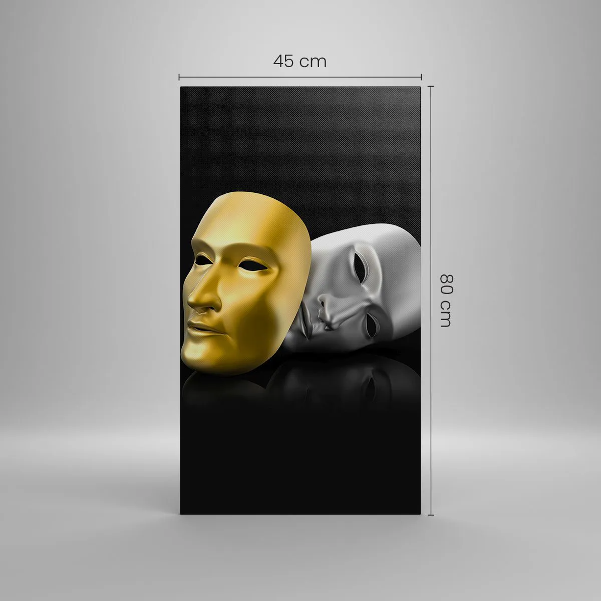 Canvas picture - Life Is a Theatre - 45x80 cm