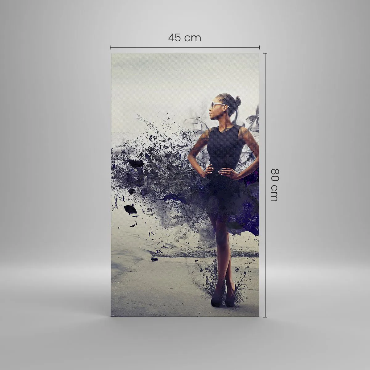 Impression sur toile - Image sur toile - Vénus africaine - 45x80 cm