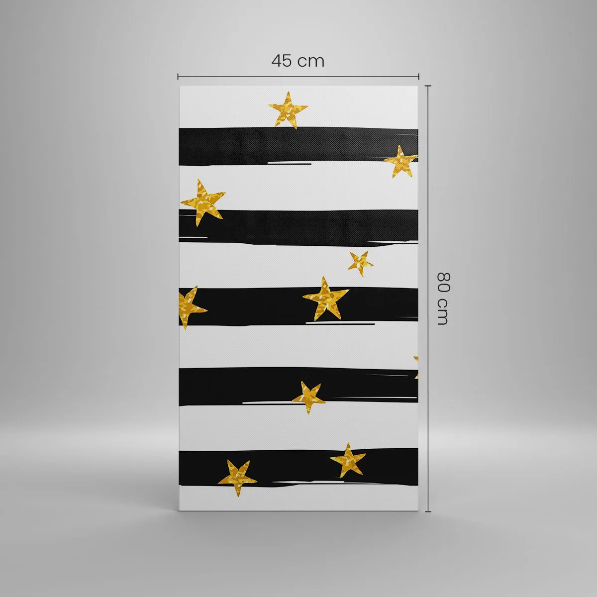 Bild auf Leinwand - Leinwandbild - Wir wurden alle unter einem glücklichen Stern geboren - 45x80 cm