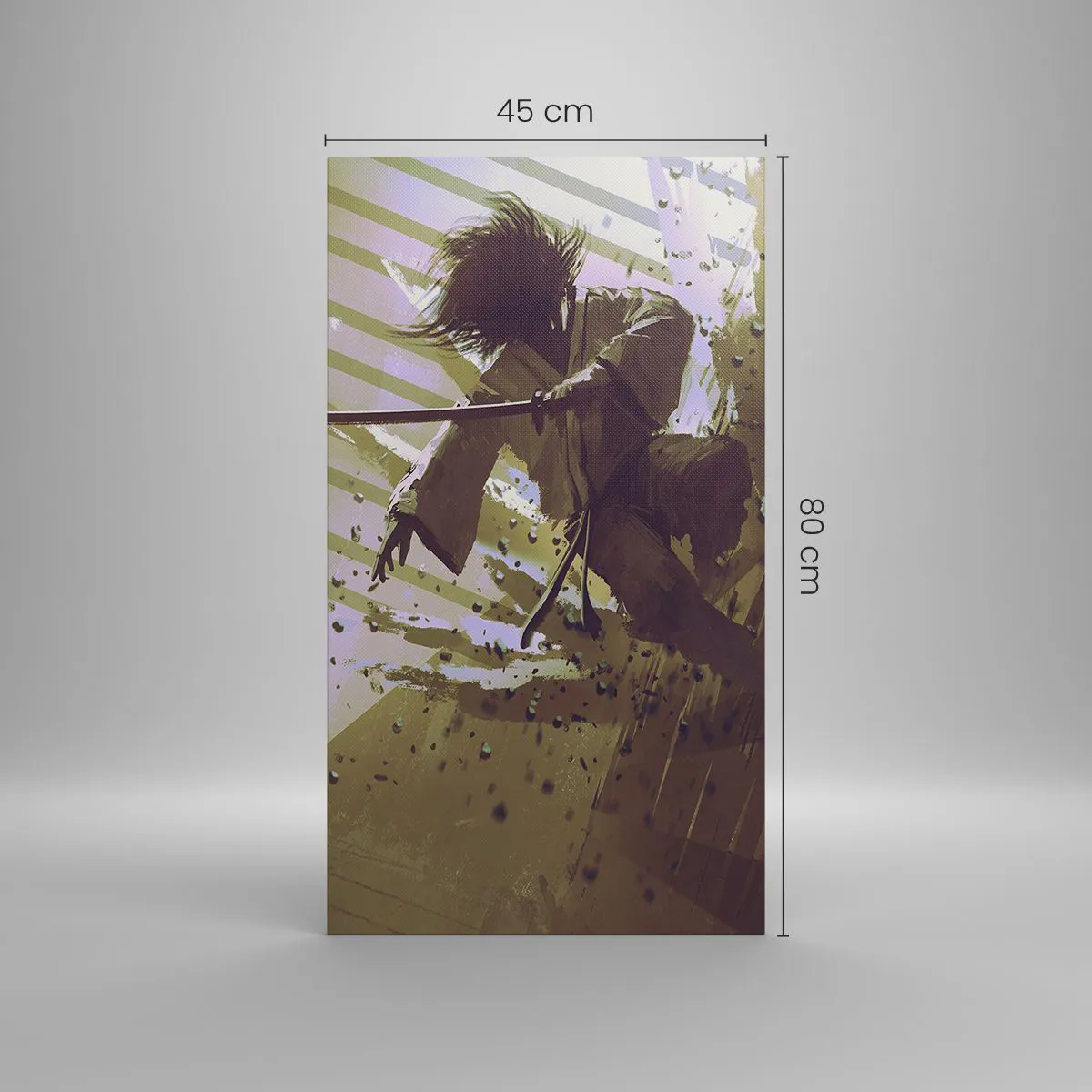 Obraz na płótnie - I ty możesz być samurajem - 45x80 cm