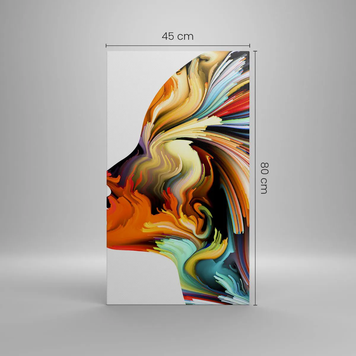 Canvastavla - Bild på duk - Fantasin exploderar - 45x80 cm