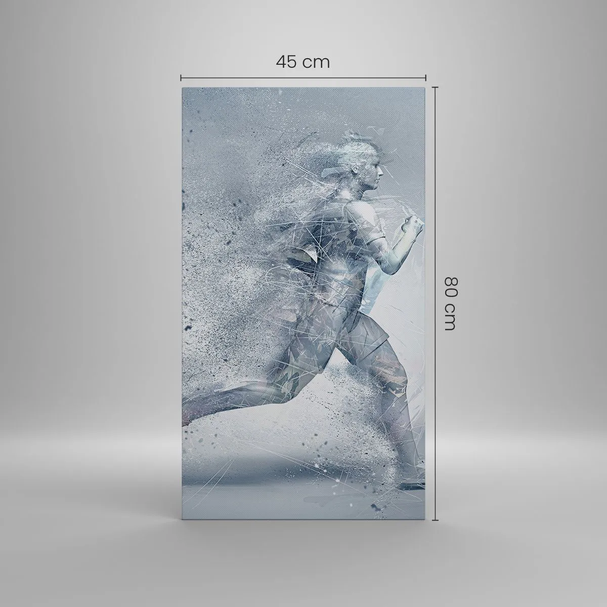 Obraz na płótnie - Energia krystalicznie czysta - 45x80 cm