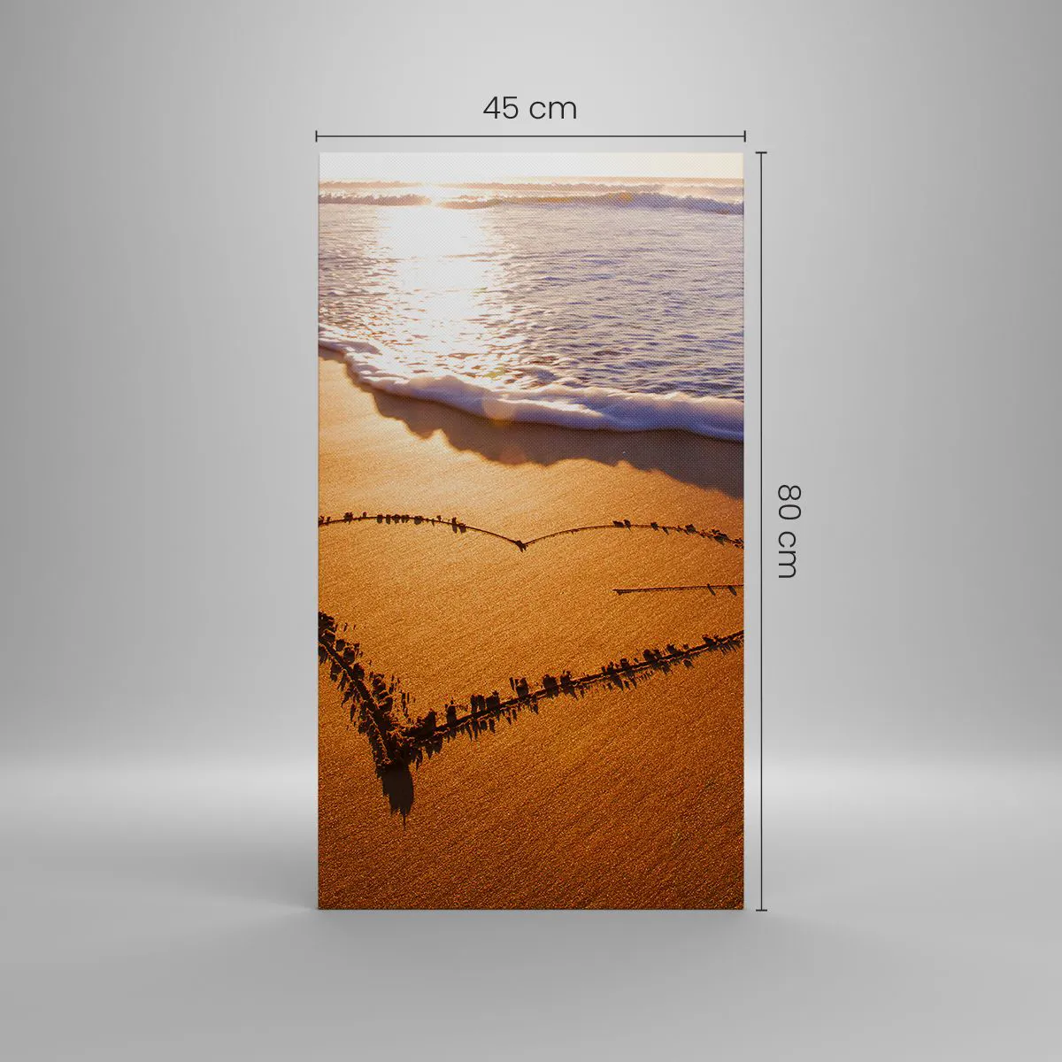 Obraz na plátne - Prázdninové vyznanie - 45x80 cm