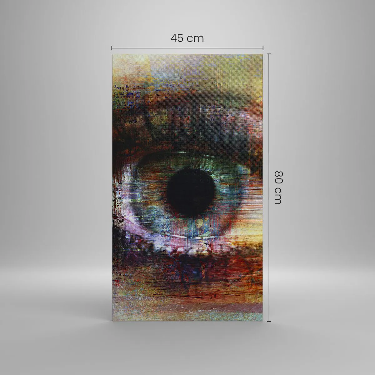 Canvas picture - You Can See Inside the Soul - 45x80 cm