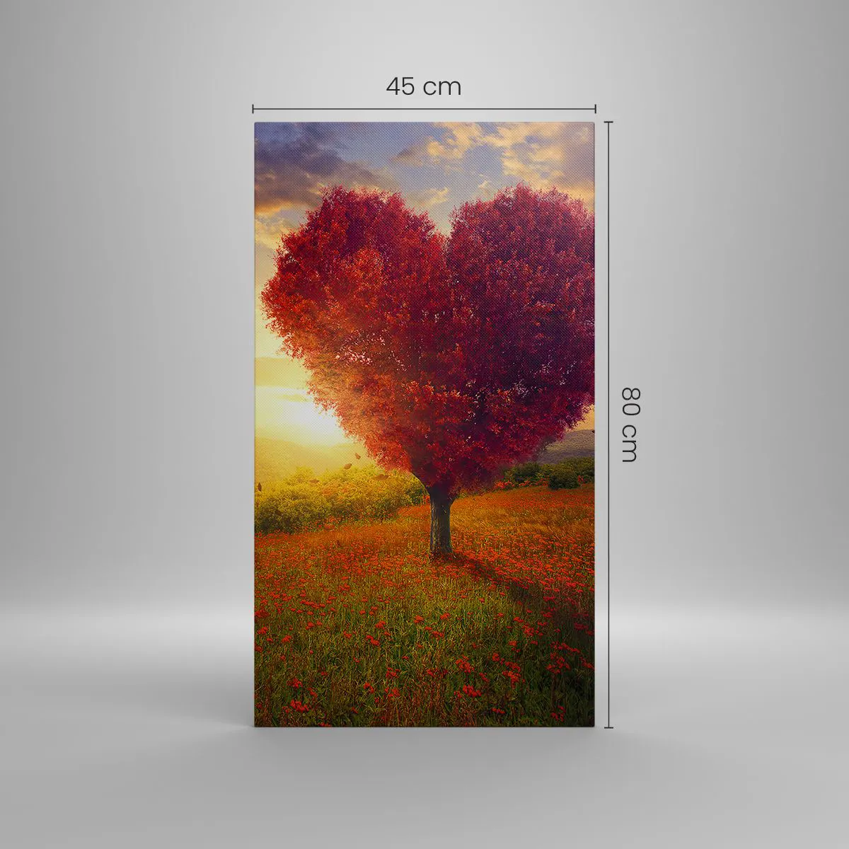 Canvastavla - Bild på duk - Tagande - 45x80 cm