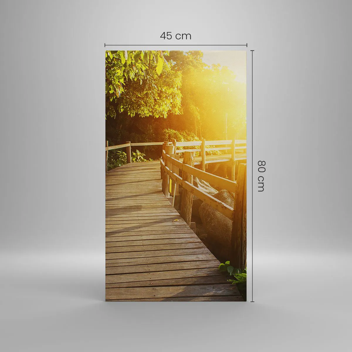 Canvas picture - Another Bend, New Wonders - 45x80 cm