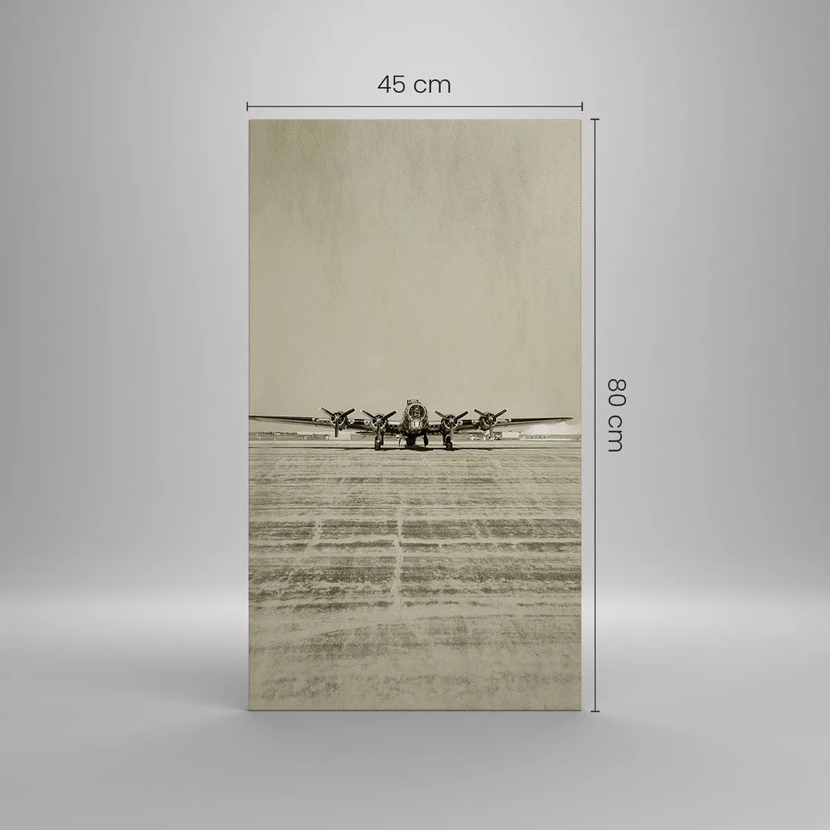 Vászonkép - Mint mindig készen - 45x80 cm