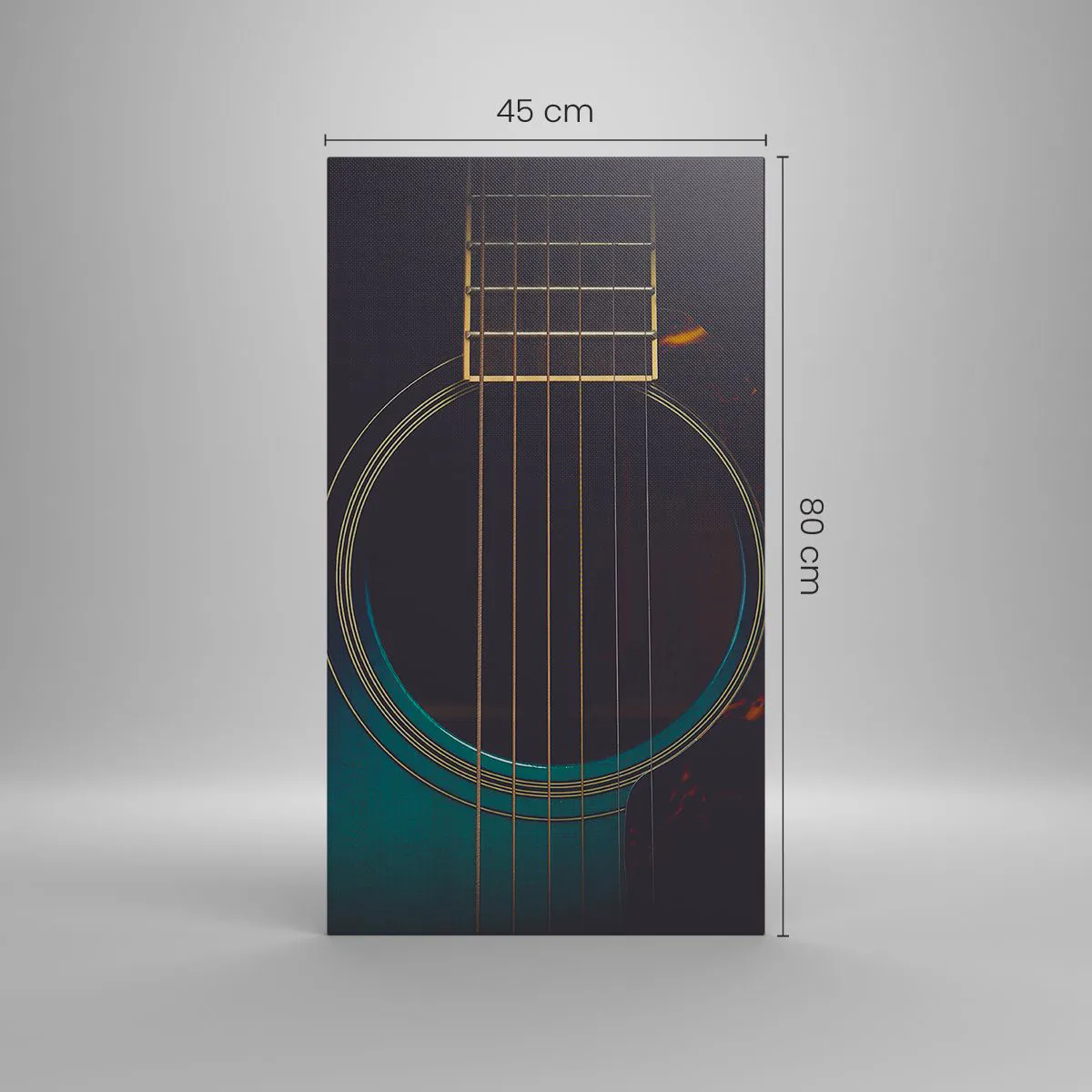 Cuadro sobre lienzo - Impresión de Imagen - Un momento antes de que suene - 45x80 cm