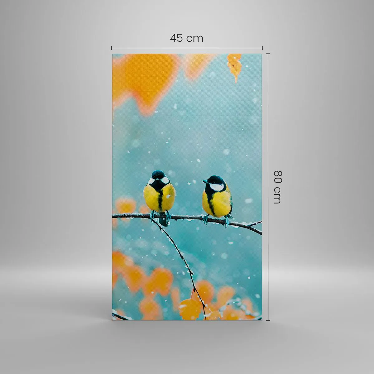 Vászonkép - Madárpletykák - 45x80 cm