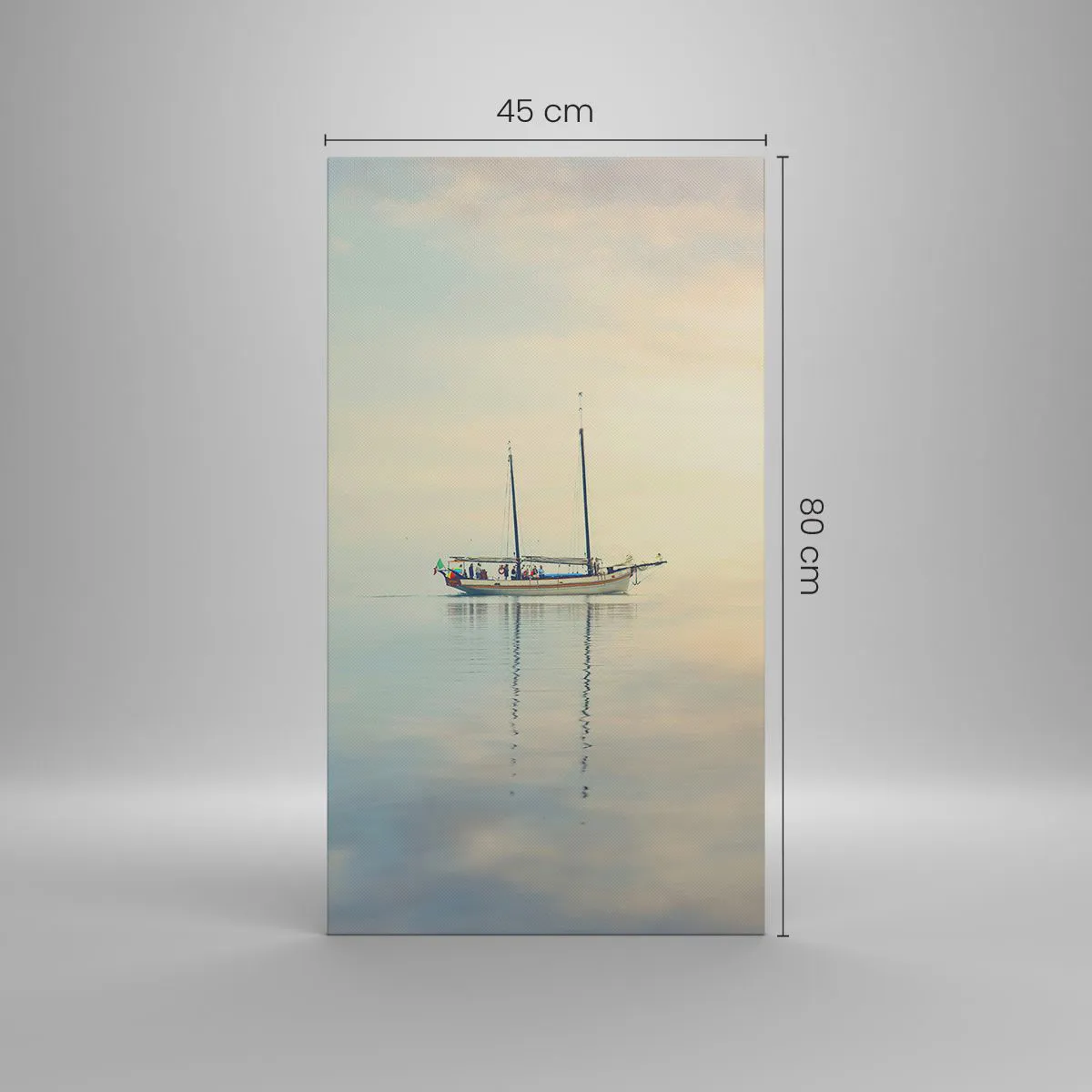 Quadro su tela - Stampe su Tela - Silenzio in mare - 45x80 cm