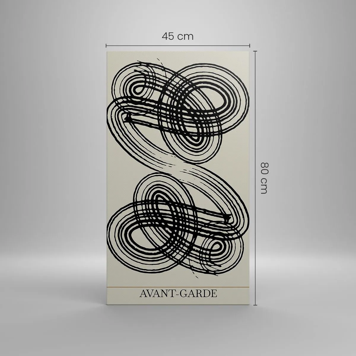 Cuadro sobre lienzo - Impresión de Imagen - Salió espontáneamente - 45x80 cm