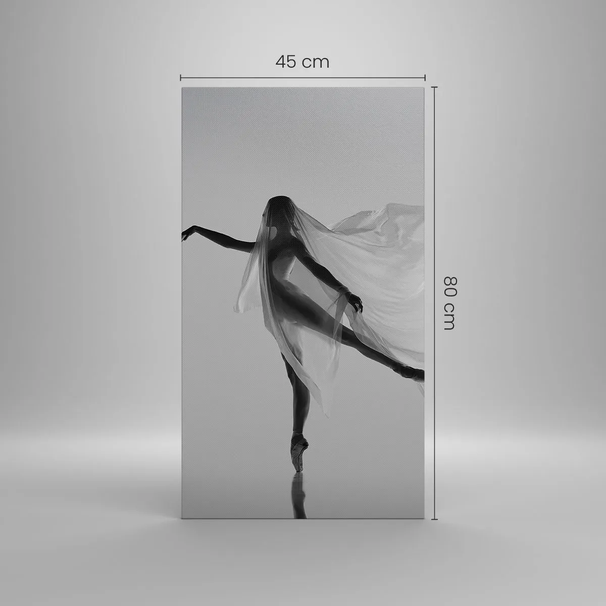 Bild auf Leinwand - Leinwandbild - Leichtigkeit und Anmut - 45x80 cm