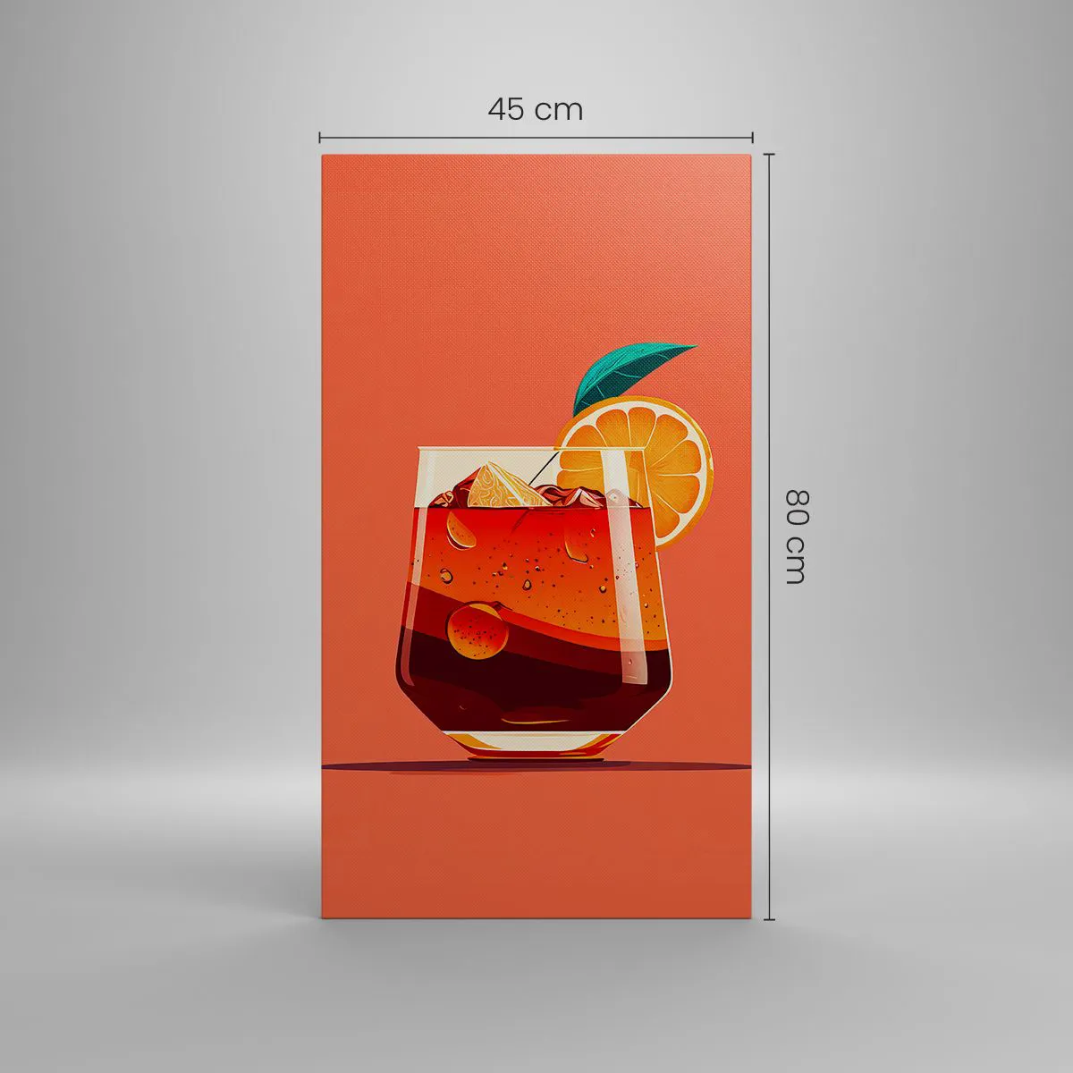 Obraz na płótnie - Letnie orzeźwienie - 45x80 cm