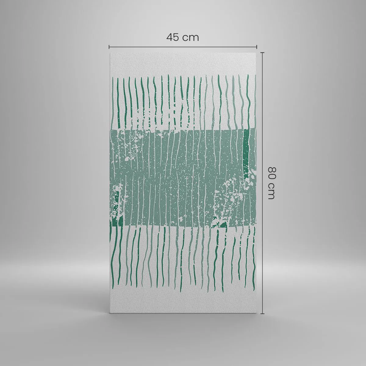 Impression sur toile - Image sur toile - Abstraction de la mer - 45x80 cm