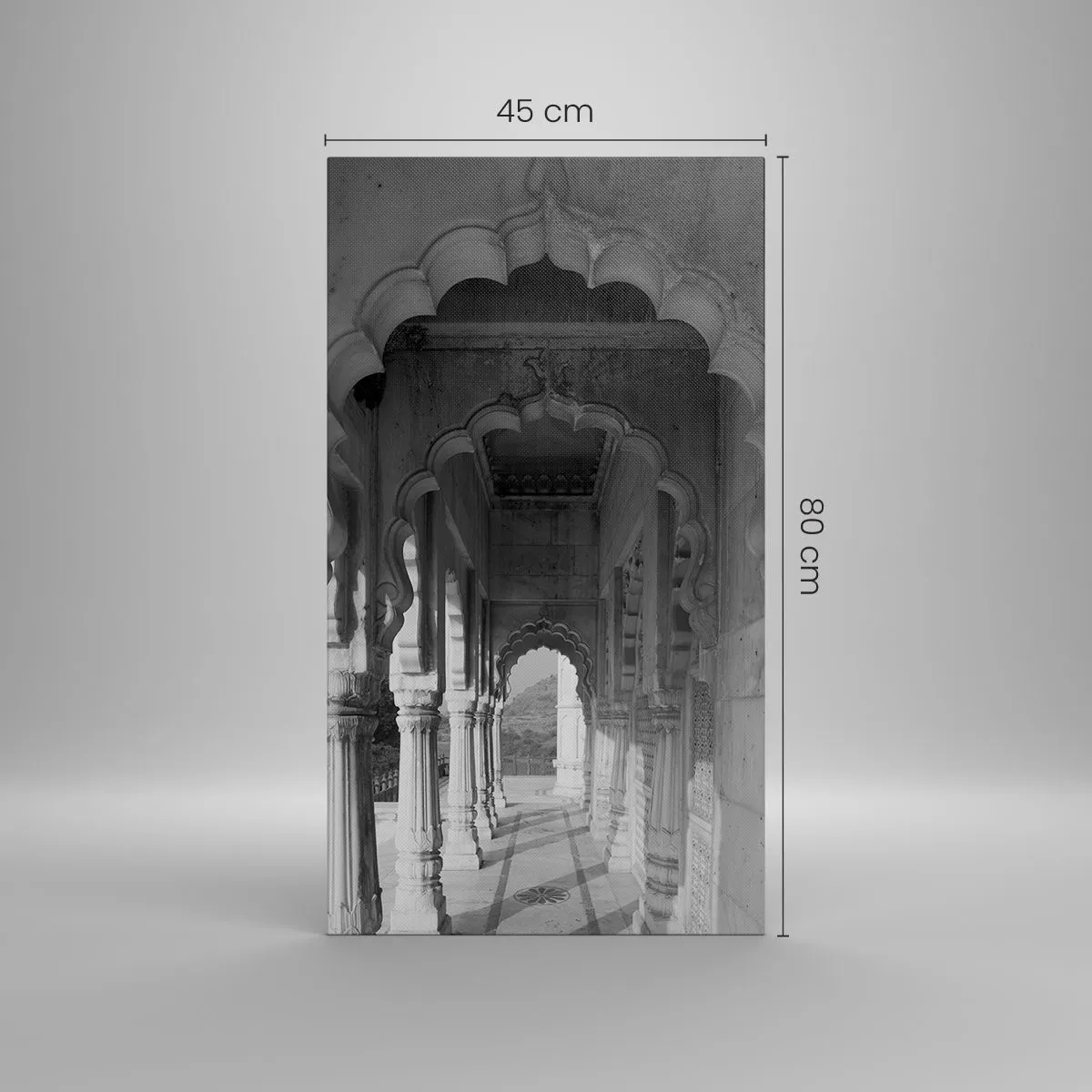 Lærredstryk - Billede på lærred - Det er her, fortællingerne fra Østen sker - 45x80 cm