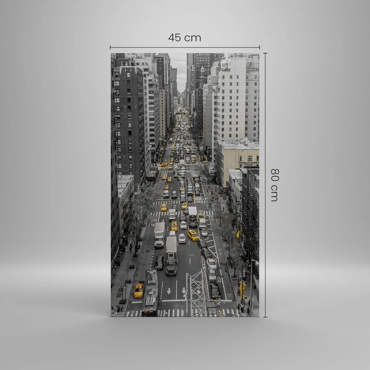 Obraz na plátne - Život New Yorku - 45x80 cm