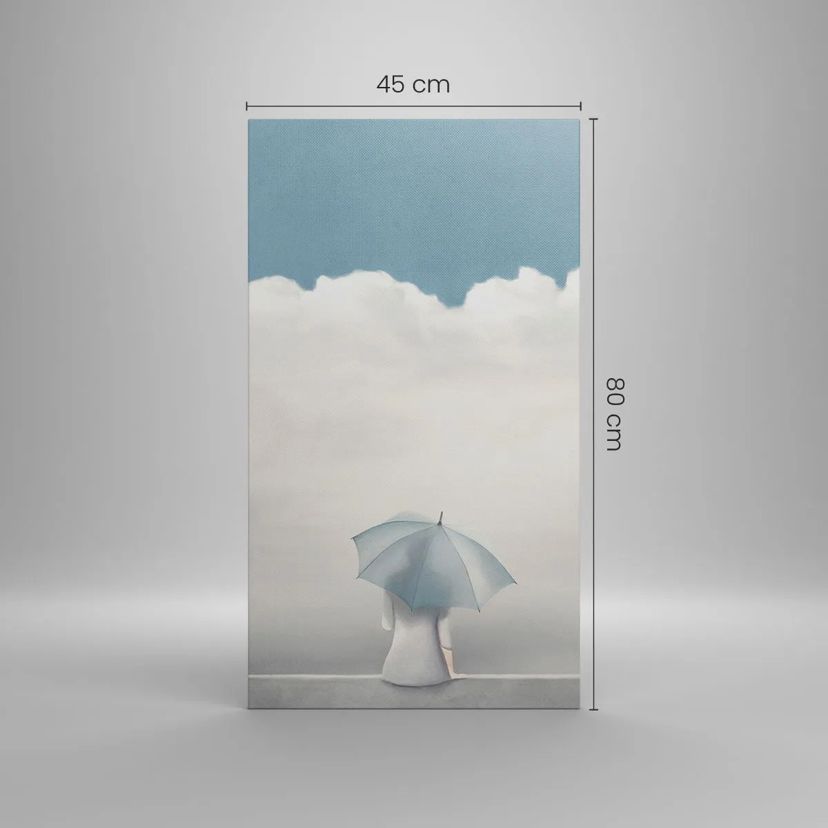 Bild auf Leinwand - Leinwandbild - Am Rande der Realität und Träume - 45x80 cm