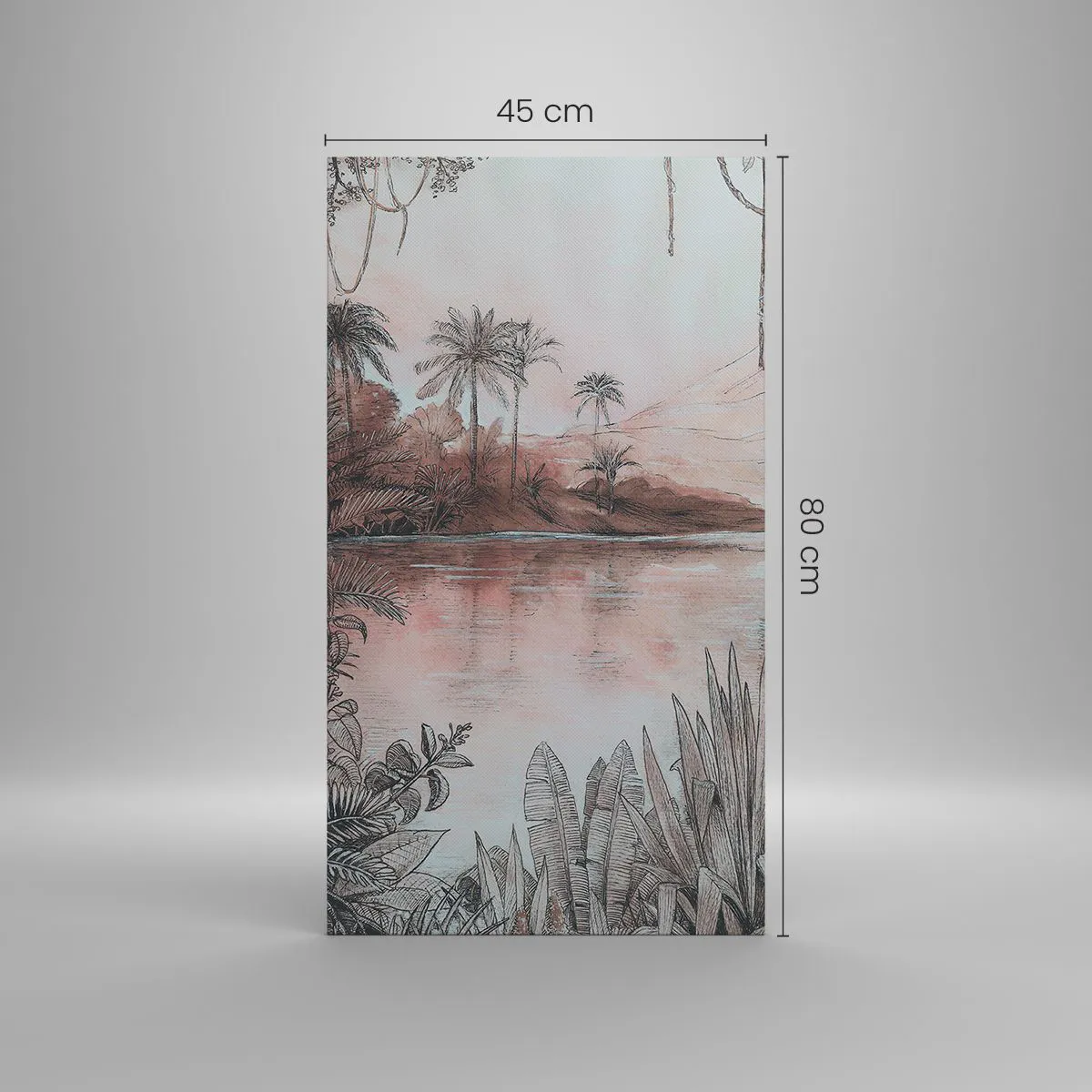 Impression sur toile - Image sur toile - Journal d'un explorateur du XIXe siècle - 45x80 cm