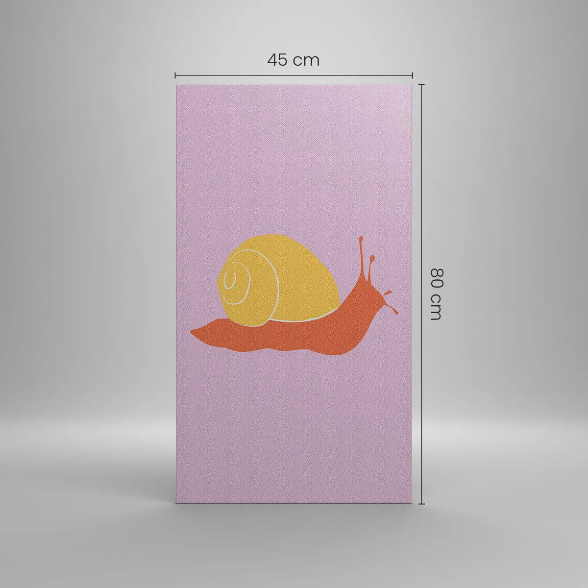 Quadro em tela - Não há pressa - 45x80 cm