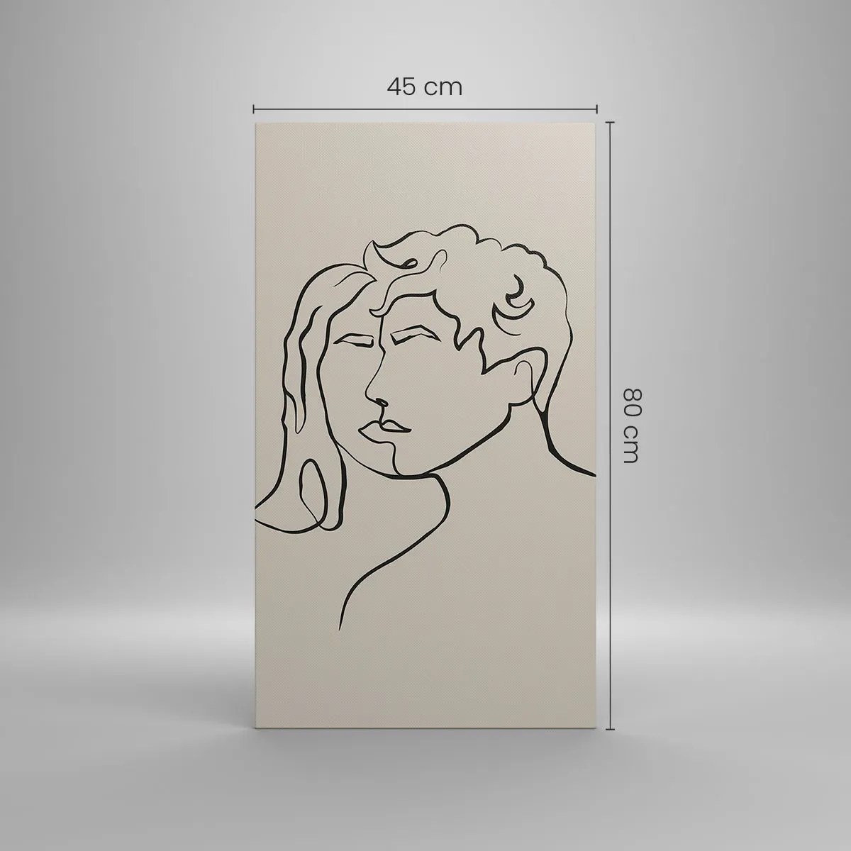 Impression sur toile - Image sur toile - Et l'unité est apparue - 45x80 cm