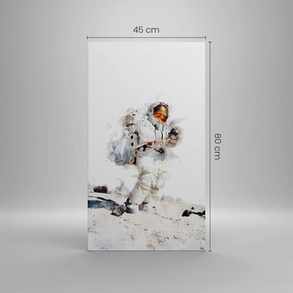 Lærredstryk - Billede på lærred - Jordens budbringer - 45x80 cm