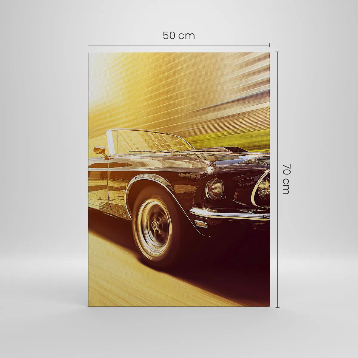 Canvastavla - Bild på duk - 1967 - legendaren är tillbaka - 50x70 cm