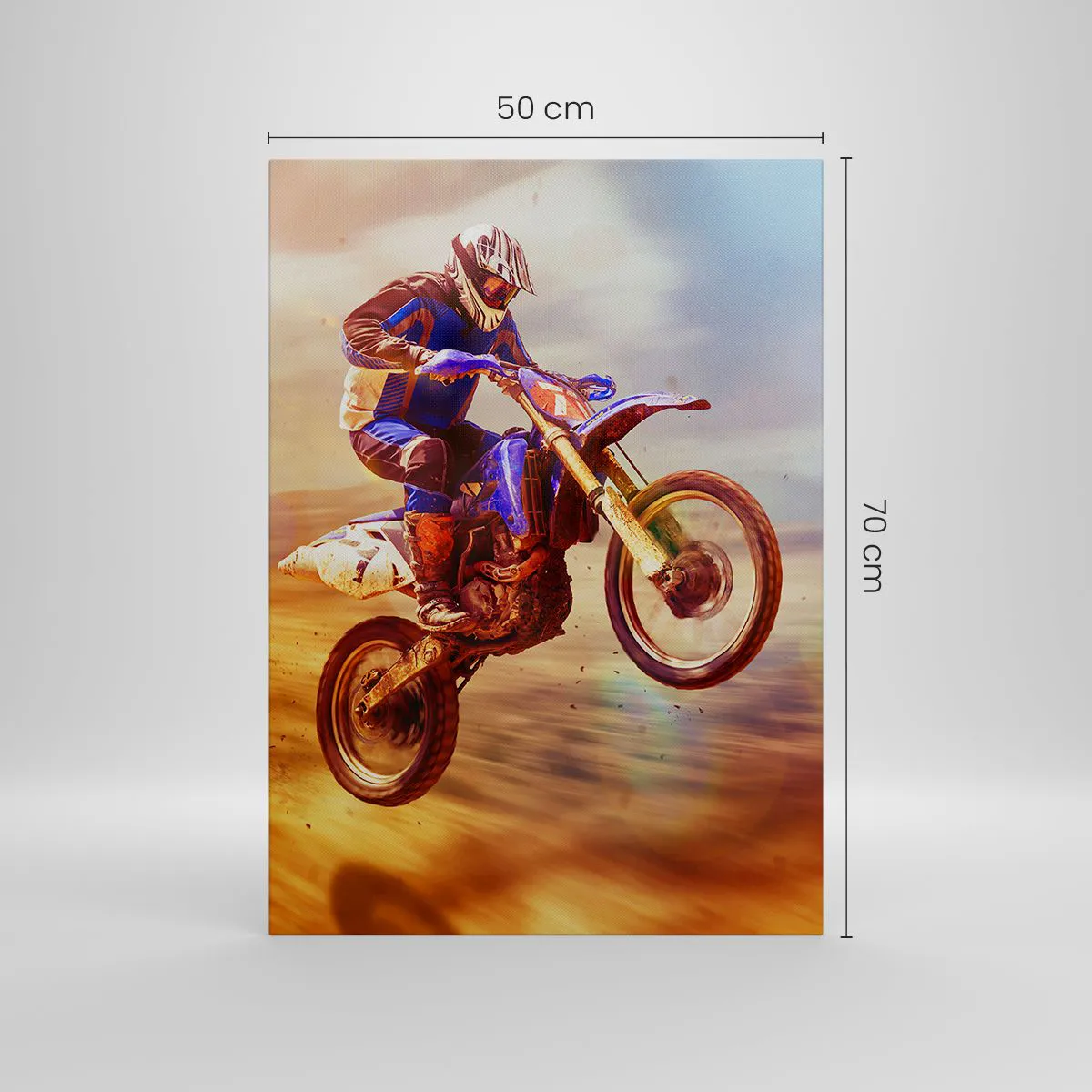 Obraz na plátně - Motocyklová závrať - 50x70 cm