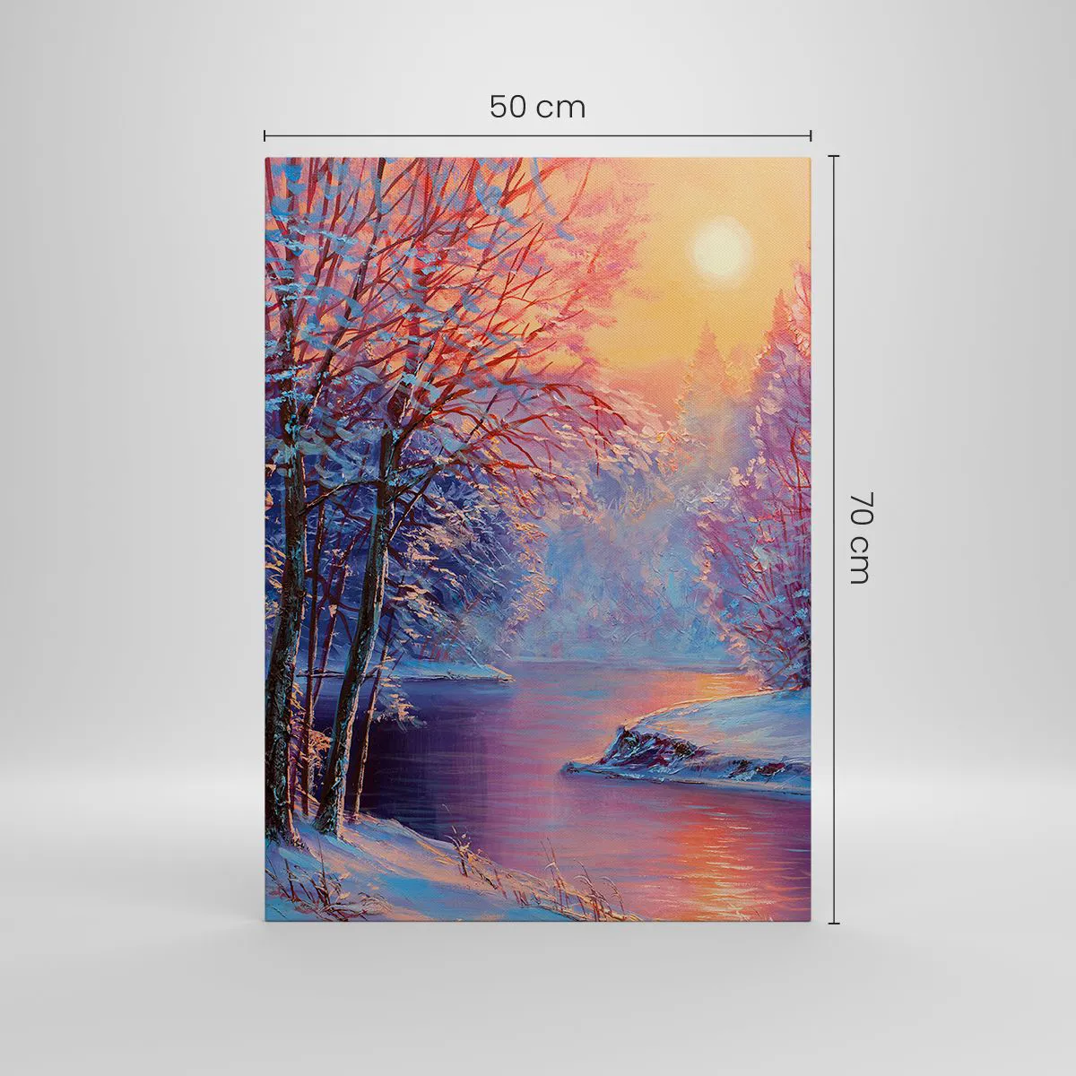 Canvas picture - Colours of Winter - 50x70 cm