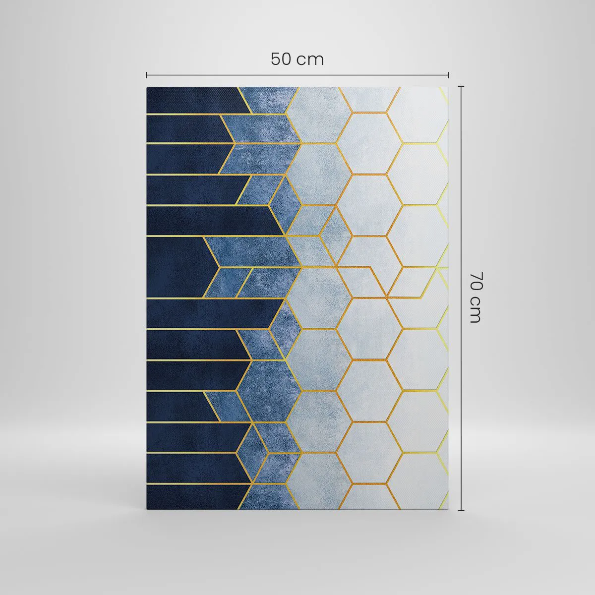 Schilderen op canvas - Compositie in een gesyncopeerd ritme - 50x70 cm