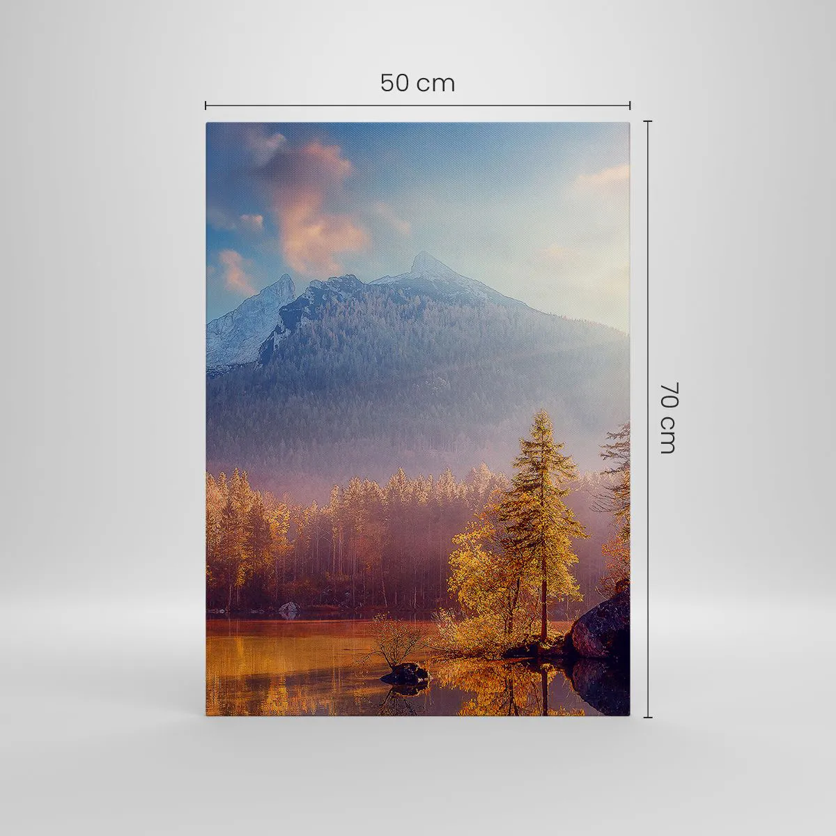 Vászonkép - A hegyekben és völgyekben - 50x70 cm