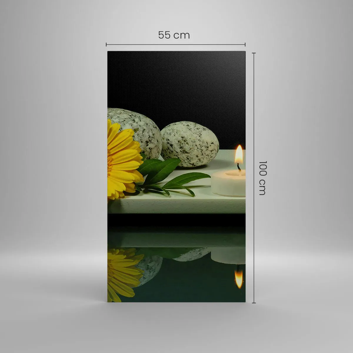 Obraz na płótnie - Ukojenie zmysłów - 55x100 cm