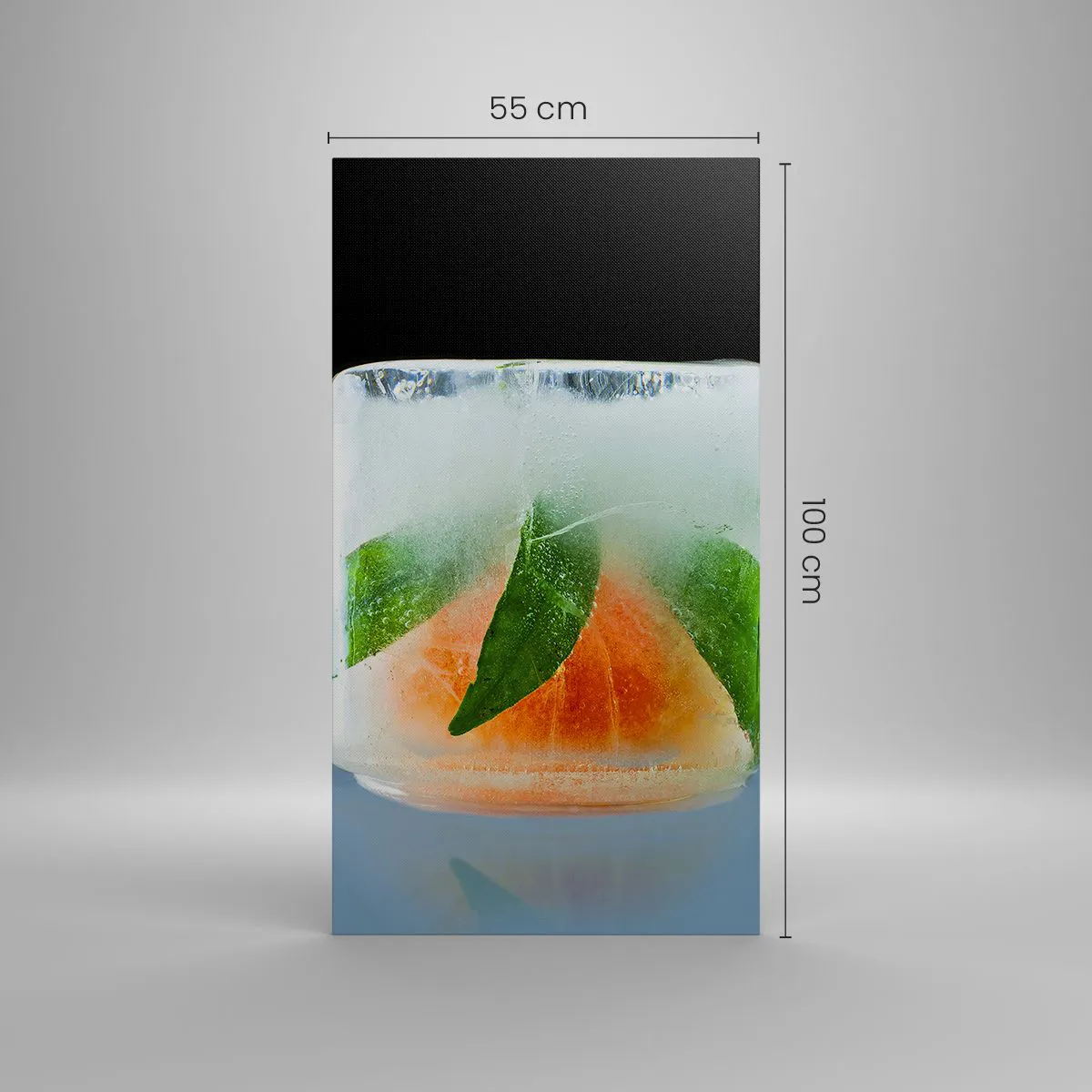 Quadro su tela - Stampe su Tela - Freschezza e rinfresco - 55x100 cm