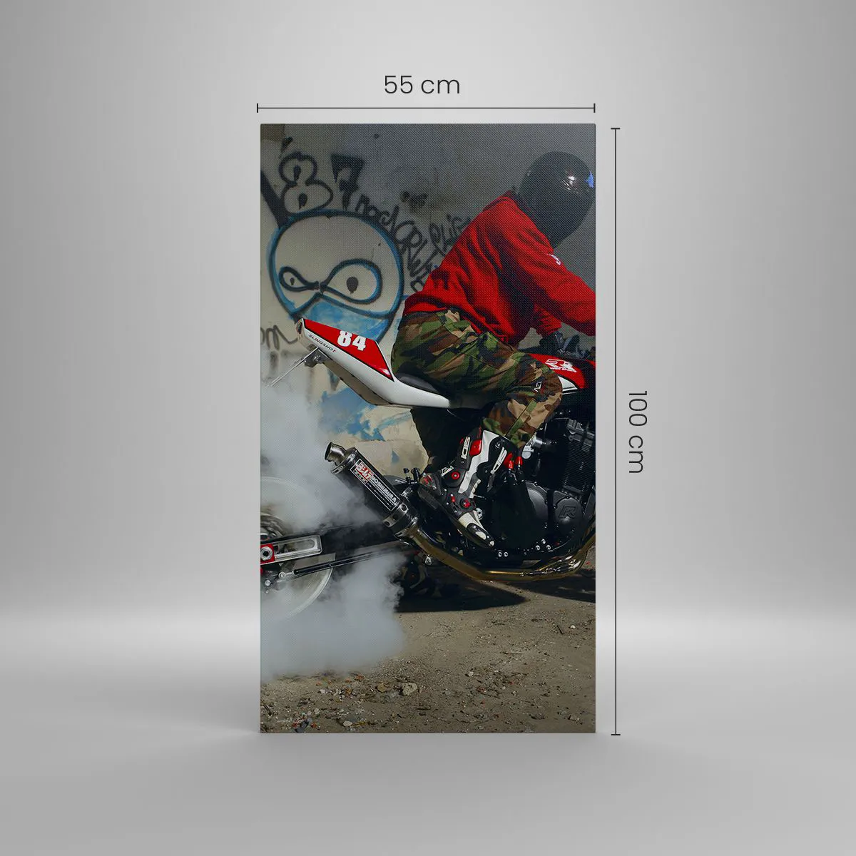 Impression sur toile - Image sur toile - Pourchassez moi! - 55x100 cm