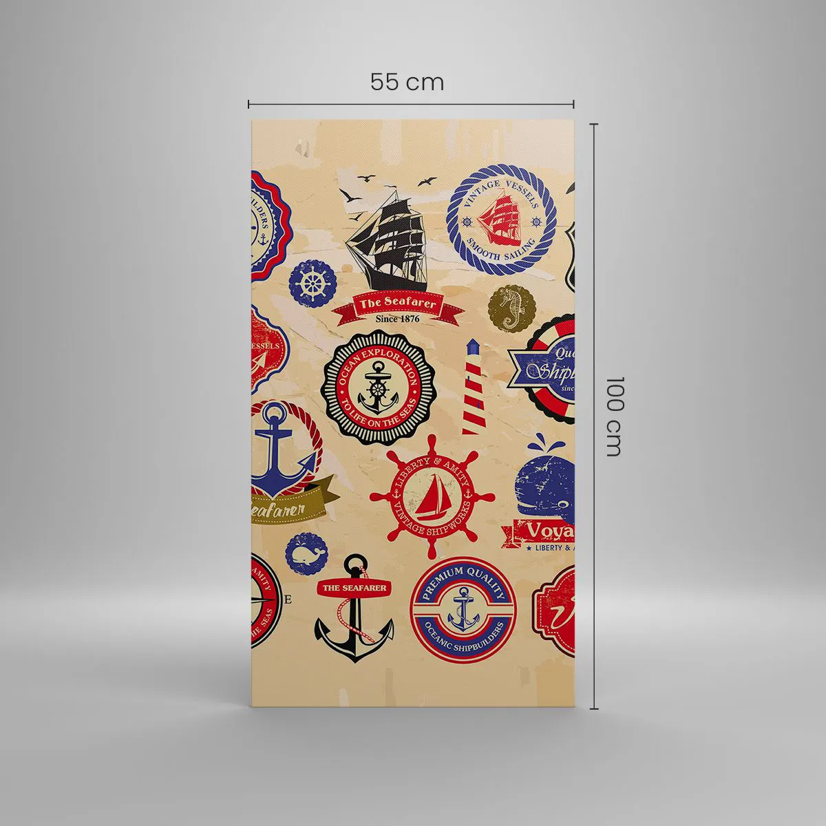 Obraz na plátně - Námořnické bratrstvo - 55x100 cm