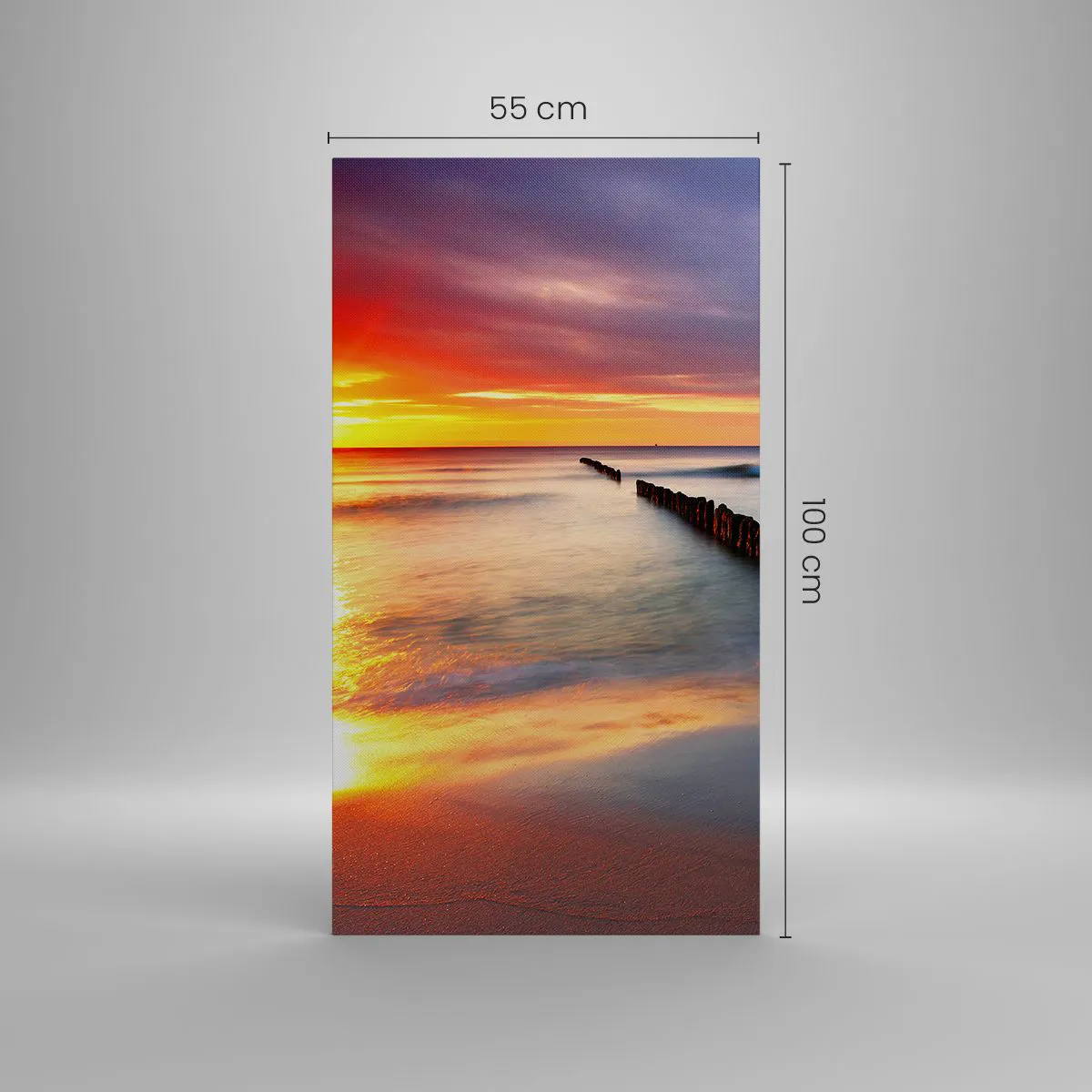 Vászonkép - Halgasd a csendet - 55x100 cm