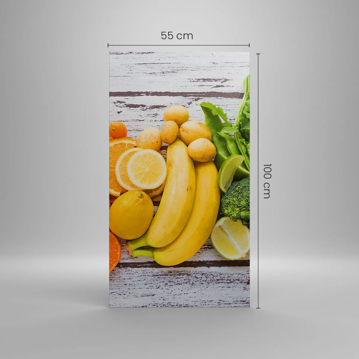 Cuadro sobre lienzo - Impresión de Imagen - ¿No es suficiente? - 55x100 cm