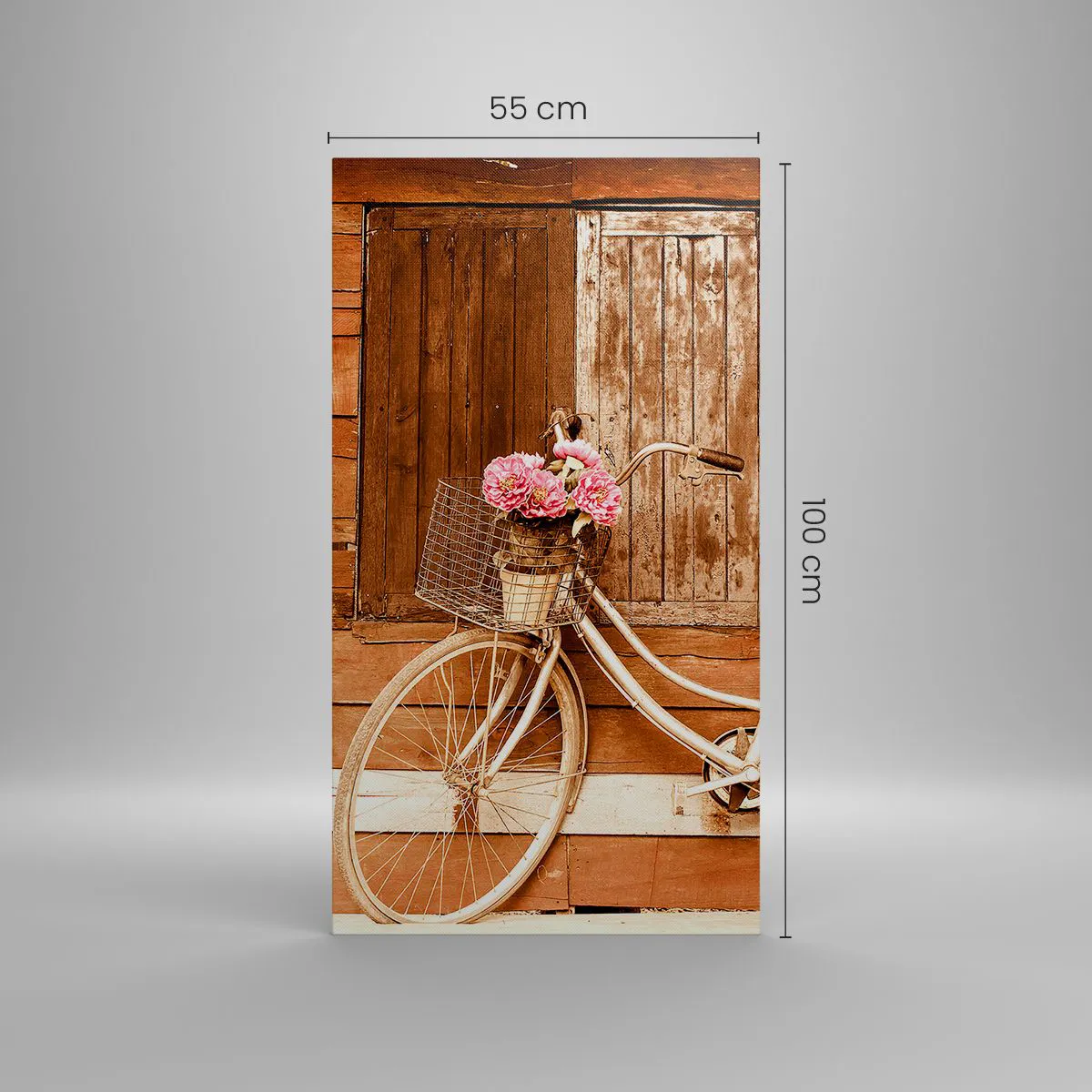 Impression sur toile - Image sur toile - Je reviens tout de suite - 55x100 cm