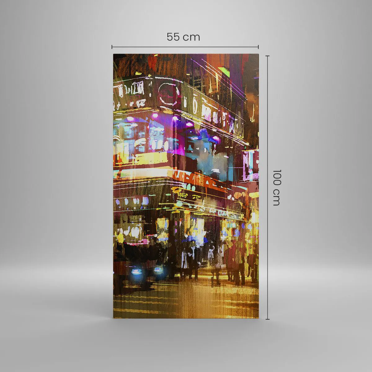 Schilderen op canvas - In een zee van licht - 55x100 cm