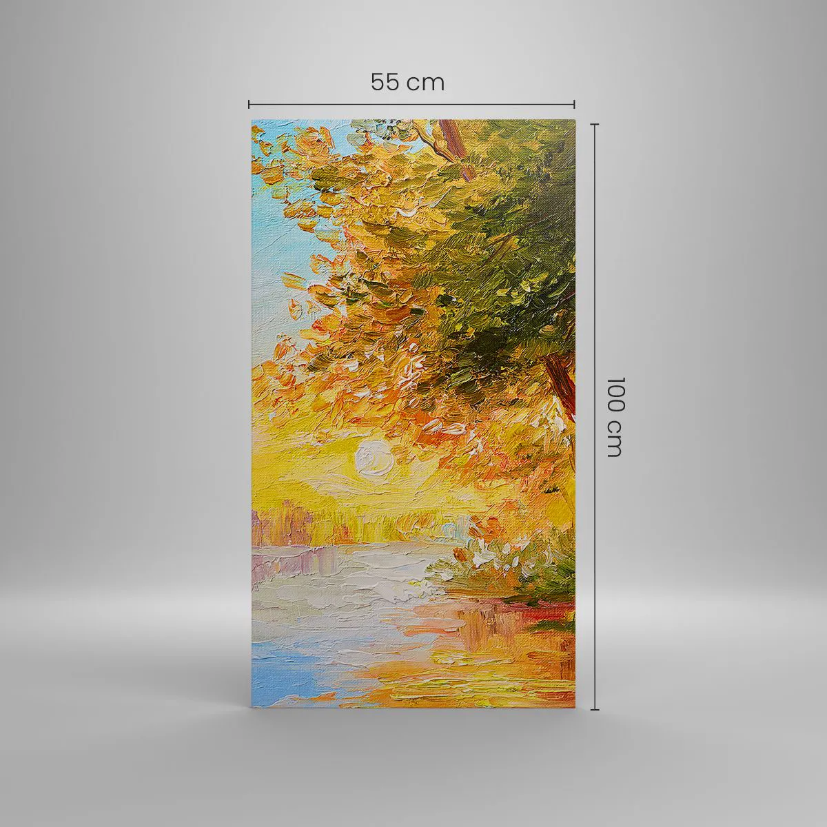 Lærredstryk - Billede på lærred - Et in Arcadia ego - 55x100 cm