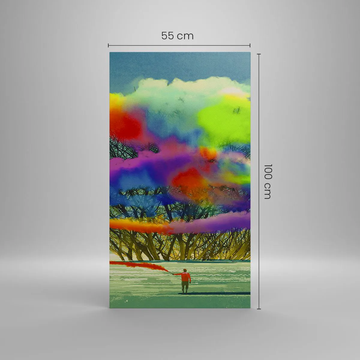 Obraz na plátne - Oživiť tento svet - 55x100 cm