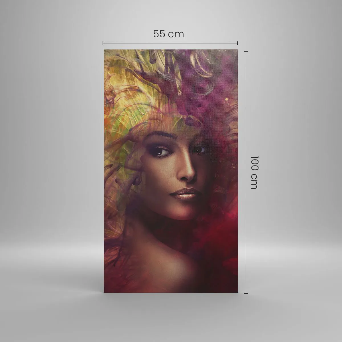 Obraz na płótnie - Tu jestem! - 55x100 cm